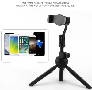 Universal Wireless Bluetooth Selfie Stick Live Tripod Monopod For Gopro For Smartphone Slr Sport Camera black