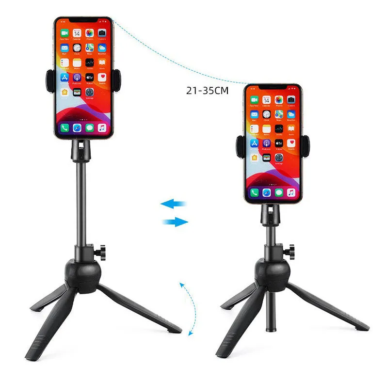 Universal Wireless Bluetooth Selfie Stick Live Tripod Monopod For Gopro For Smartphone Slr Sport Camera black