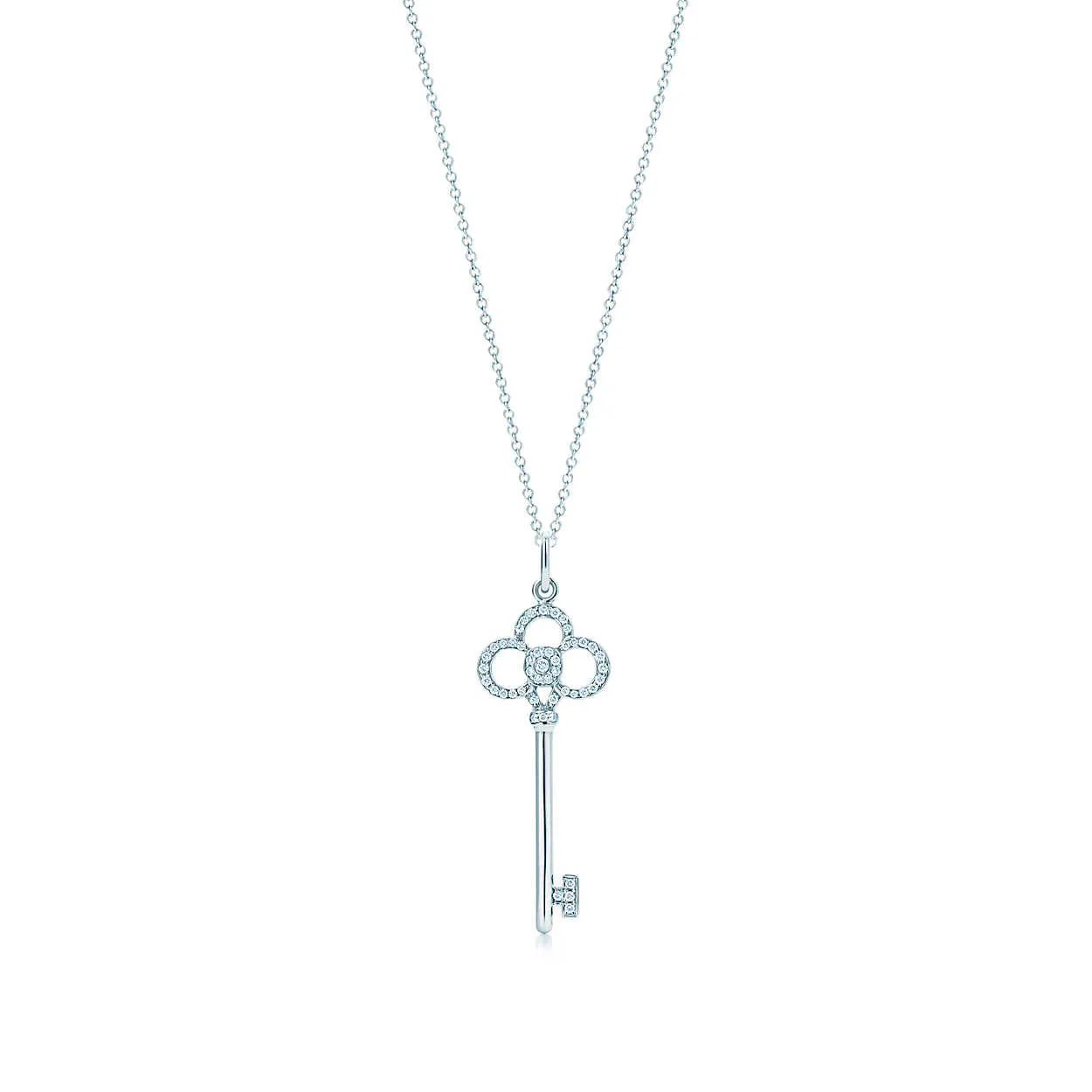 Unlock Happiness Crown Key Pendant Necklace