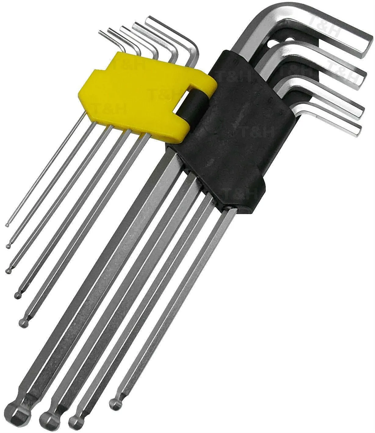 US PRO 9PCS EXTRA LONG BALL END HEX KEY SET H1.5 - H10