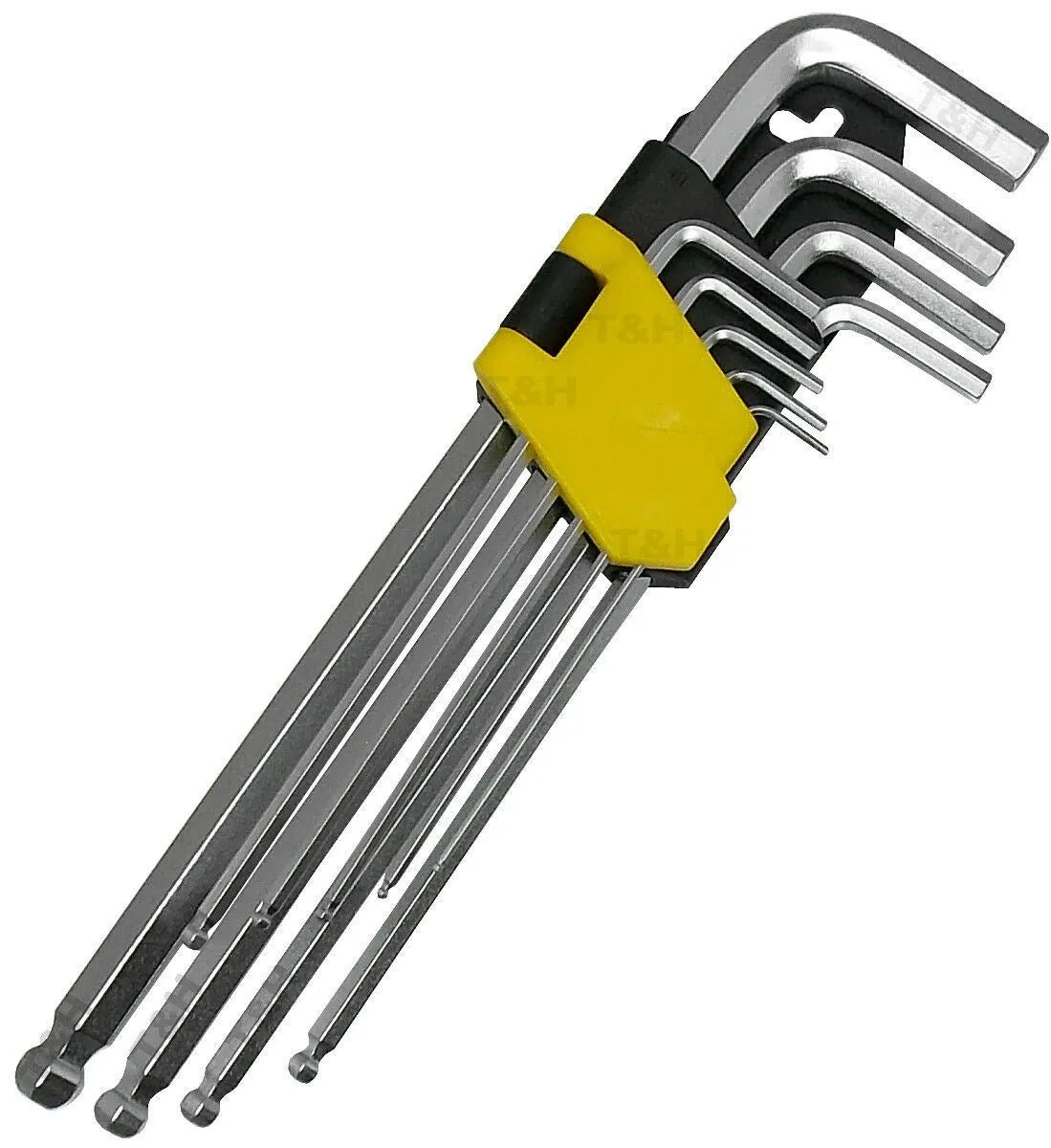 US PRO 9PCS EXTRA LONG BALL END HEX KEY SET H1.5 - H10