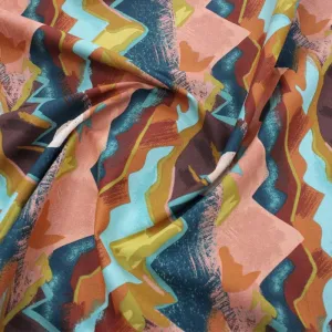 Usa 100% Cotton Craft Multi Peak Fabric 110cm