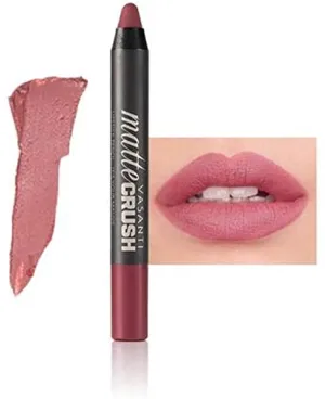 Vasanti Cosmetics Matte Crush Lipstick Pencil (It's Your Mauve) Long-Lasting Waterproof Soft Velvety Matte Lip Liner