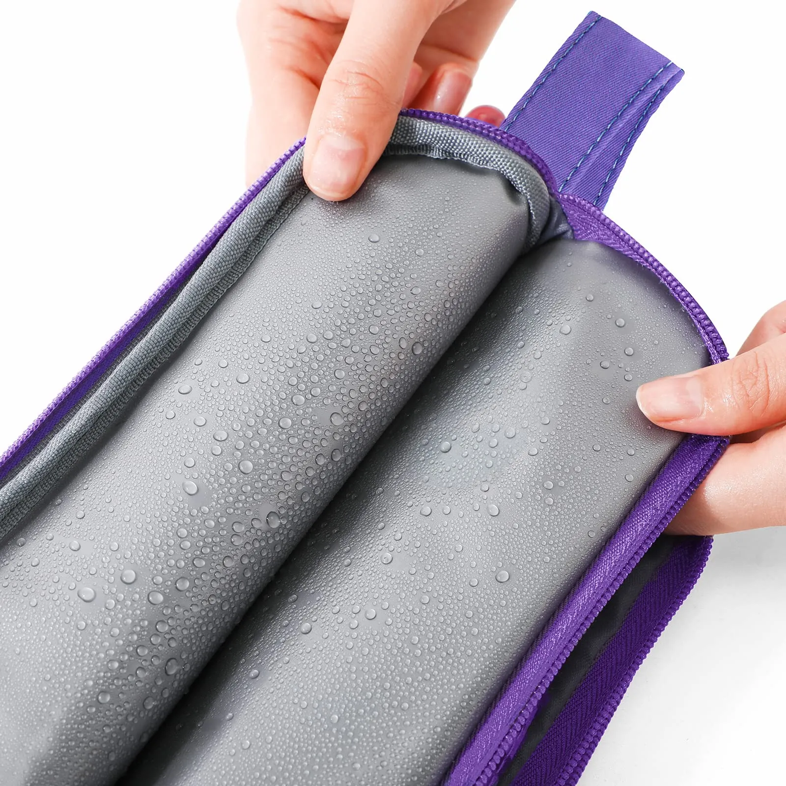 Vipdeal Kids Toiletry Bag for Girls, Travel Toiletry Bag for Teen Girls Cosmetic Bag Makeup Bag Waterproof Hanging Wash Bag Toiletries, Tie Dye Purple