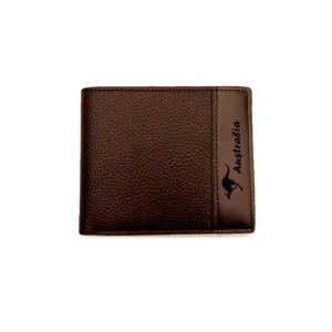 Wallet Side Logo Kangaroo Brown