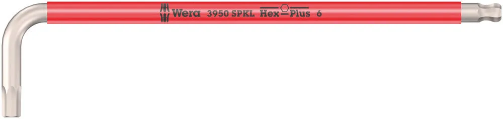 Wera 05022666001 3950 SPKL Multicolour L-key, metric, stainless, 6 x 172 mm