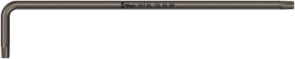 Wera 05024458001 967 XL HF TORX® L-key with holding function, long, TX 30 x 195 mm