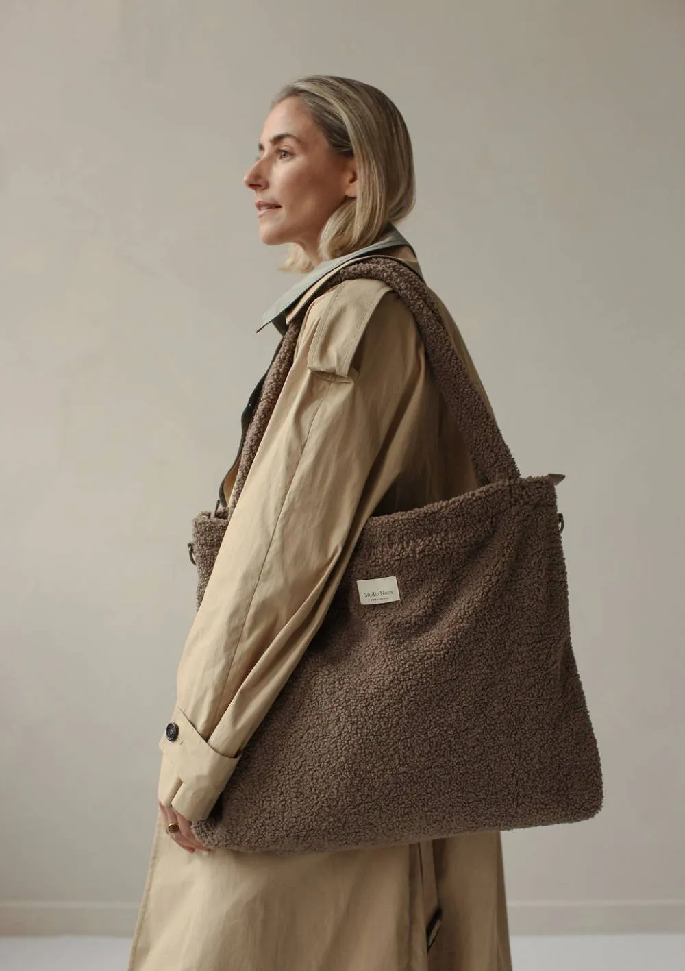 Wickeltasche 'Teddy Diaper Bag' Brown Hearts