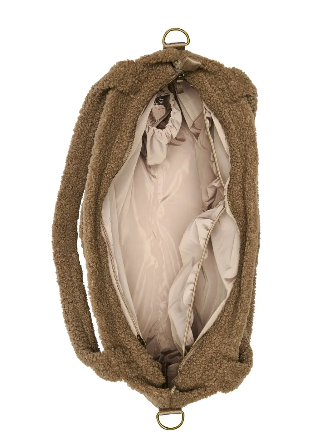 Wickeltasche 'Teddy Diaper Bag' Brown Hearts