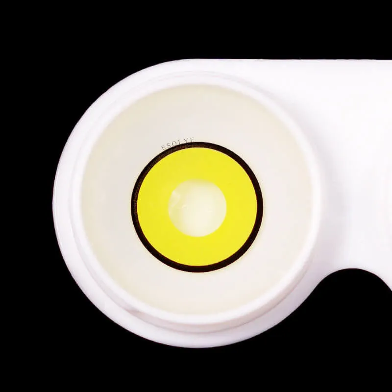 Yellow Manson Halloween Contact Lenses Yearly
