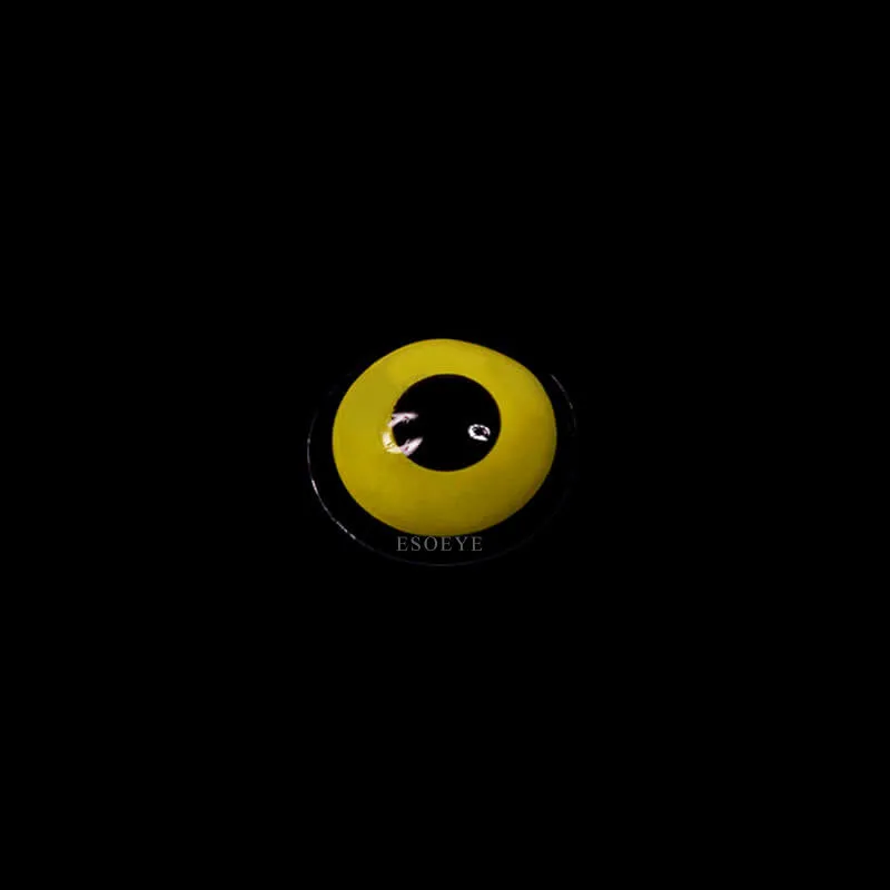 Yellow Manson Halloween Contact Lenses Yearly