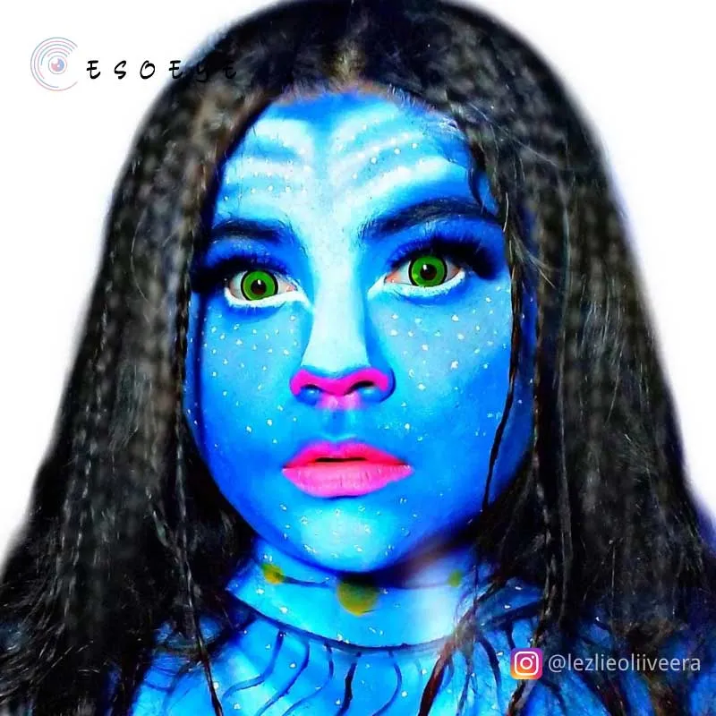 Yellow Manson Halloween Contact Lenses Yearly