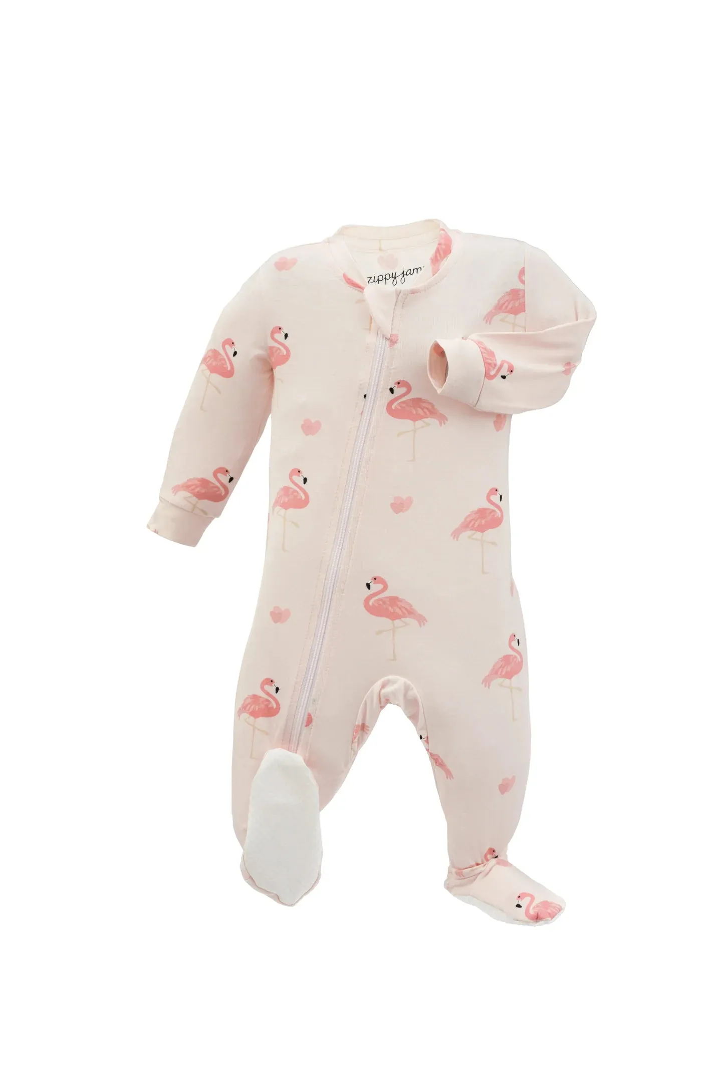 ZippyJamz - Bamboo Footed Sleeper - Pretty In Pink