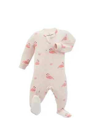 ZippyJamz - Bamboo Footed Sleeper - Pretty In Pink