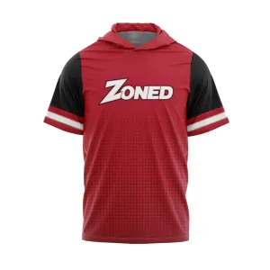 ZONED REDHAWKS 'ZONED' Lightweight Short Sleeve Hoodie